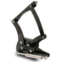 1963-65 Fairlane Hood Hinges for Glass Hood - Matte Black