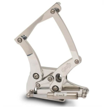 1964-65 Comet Hood Hinges for Glass Hood - Clear Anodized