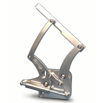 1967-70 Cougar Hood Hinges - Clear Anodized