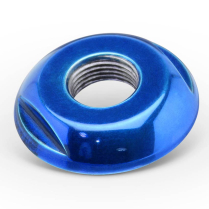 Push/Pull Knob Threaded Bezel - Gloss Blue