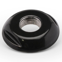 Push/Pull Knob Threaded Bezel - Gloss Black