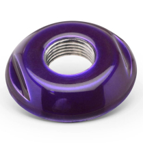 Push/Pull Knob Threaded Bezel - Gloss Purple