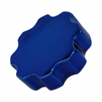 Billet Alum Air Cleaner Nut w/1/4" -20 Thread - Gloss Blue