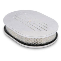 Oval Ball Miller Top 15" Air Cleaner - Machined