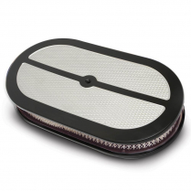 Oval Diamond Pattern Top 15" Air Cleaner - Highlighted