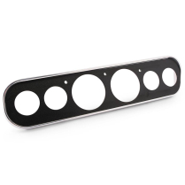 1965-66 Mustang Dash Bezel - Polished w/Camera Case Insert