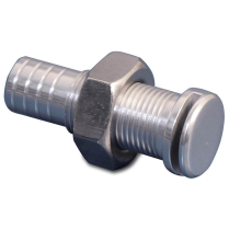 Billet Alum Remote Fuel Vent - Clear Anodized Top