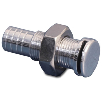 Billet Alum Remote Fuel Vent - Polished Top