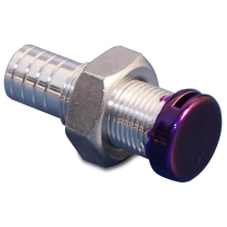 Billet Alum Remote Fuel Vent Purple Top