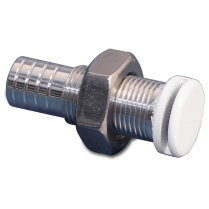 Billet Alum Remote Fuel Vent White Top