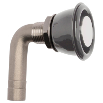 Flush Fit Stainless Fuel Tank Vent - Matte Black