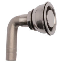 Flush Fit Stainless Fuel Tank Vent - Polished Stainless