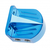 Billet Aluminum Fuel Filter Head Only - Gloss Blue