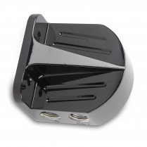 Billet Aluminum Fuel Filter Head Only - Black Anodized