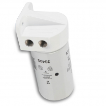 Billet Aluminum Fuel Filter Kit - Gloss White