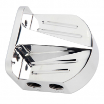 Billet Alum Fuel Filter Head for Fram Filter - Polished