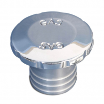 Flush Mount Alum Fuel Fill for 1-1/2" Hose - Polished