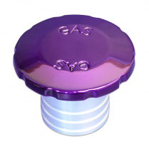 Flush Mount Alum Fuel Fill for 1-1/2" Hose - Gloss Purple