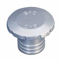 Flush Mount Aluminum Fuel Fill for 2" Hose - Clear Anodized