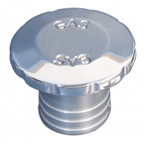 Flush Mount Aluminum Fuel Fill for 2" Hose - Polished