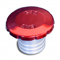 Flush Mount Aluminum Fuel Fill for 2" Hose - Gloss Red
