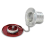 Flip Top Stainless Fuel Filler for 2" Hose - Gloss Red