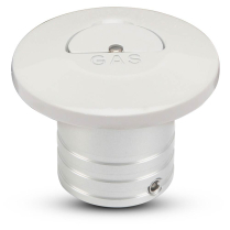 Flip Top Stainless Fuel Filler for 2" Hose - Gloss White