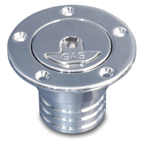 Aircraft Aluminum Fuel Filler for 2" Hose - Polished