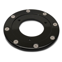 Rally Aluminum Fuel Filler Bezel - Black Anodized