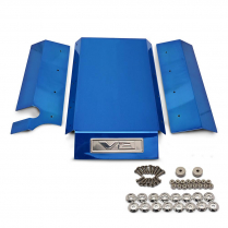 2010-16 Camaro Plain Engine Cover Kit - Gloss Blue