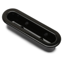 Billet Aluminum Door Pull - 4" Lx1-1/4" Wx1" D - Gloss Black