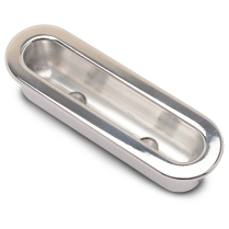 Billet Aluminum Door Pull - 4" Lx1-1/4" Wx1" D - Clear Coat