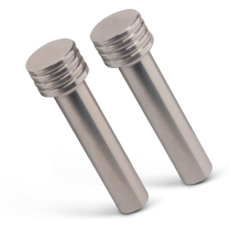 Grooved Ford & GM Door Lock Knobs 10-24 Thread - Machined