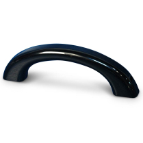 6" Door Grab Handle - Black Anodized