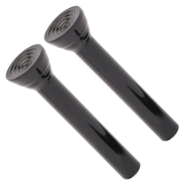 1964-67 GM Small OEM Style Door Lock Knobs - Gloss Black