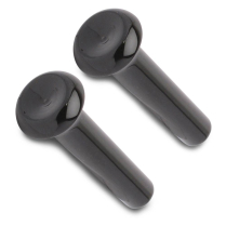 1968-81 GM Large OEM Style Door Lock Knobs - Gloss Black