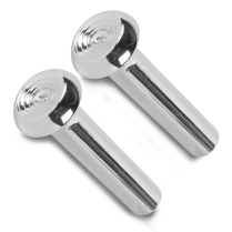 1968-81 GM Large OEM Style Door Lock Knobs - Clear Coat