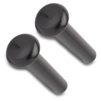 1968-81 GM Large OEM Style Door Lock Knobs - Matte Black