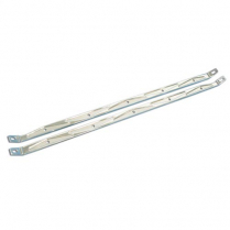 1955 Chevy Passenger Car Hood Brace Supports - Clear Coat