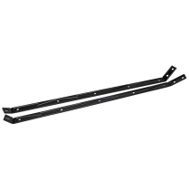 1956 Chevy Passenger Car Hood Brace Supports - Black Anod