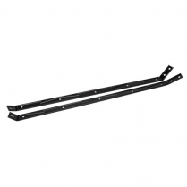 1956 Chevy Passenger Car Hood Brace Supports - Matte Black