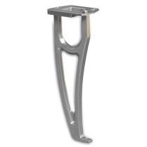 1955 Chevy Passenger Car Hood Latch Support - Clear Anodized