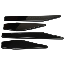 1970-81 Camaro Fender Brace Insert Set - Gross - Gloss Black