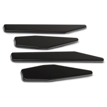 1970-81 Camaro Fender Brace Insert Set - Matte Black