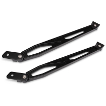 1967-69 Camaro Billet Aluminum Fender Braces - Matte Black