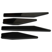 1967-69 Camaro Fender Brace Insert Set - Black Anodized