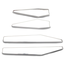 1967-69 Camaro Fender Brace Insert Set - Polished