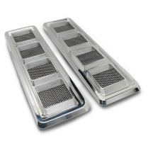 1968-69 Camaro Stainless Hood Vents - Polished