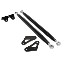 1967-69 Camaro Adjustable Billet Fender Braces - Gloss Black