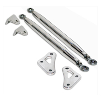 1967-68 Camaro Adjustable Billet Fender Braces - Polished